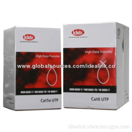 CAT6 FTP Network Cable, 23AWG Diameter, with CU/CCA/CCS Conductor, Passed Fluke Test